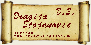 Dragija Stojanović vizit kartica